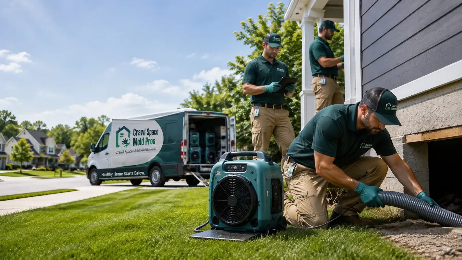 Crawl Space Mold Removal in Loretto, MI